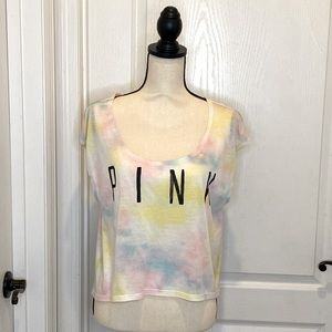 PINK VS Crop Tee